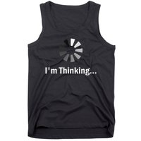 I'm Thinking For Geeks Nerds Programmers Funny Tank Top