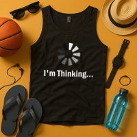 I'm Thinking For Geeks Nerds Programmers Funny Tank Top
