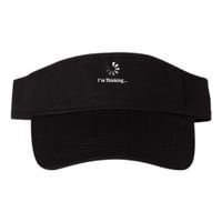 I'm Thinking For Geeks Nerds Programmers Funny Valucap Bio-Washed Visor