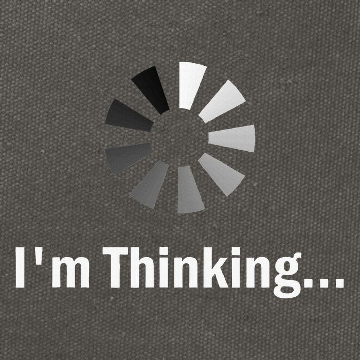 I'm Thinking For Geeks Nerds Programmers Funny Cotton Canvas Backpack
