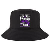 In This Family No One Fights Alone Ulcerative Colitis Awareness Cool Comfort Performance Bucket Hat