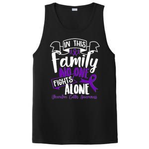 In This Family No One Fights Alone Ulcerative Colitis Awareness PosiCharge Competitor Tank