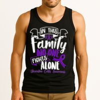 In This Family No One Fights Alone Ulcerative Colitis Awareness Tank Top