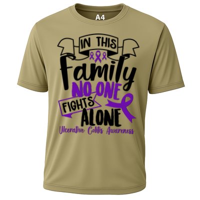 In This Family No One Fights Alone Ulcerative Colitis Awareness Performance Shirt