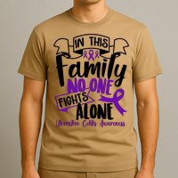 In This Family No One Fights Alone Ulcerative Colitis Awareness T-Shirt