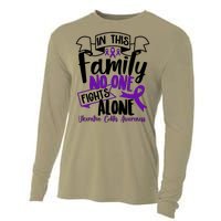 In This Family No One Fights Alone Ulcerative Colitis Awareness Cooling Performance Long Sleeve Crew