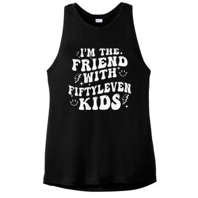 IM The Friend With Fiftyleven Gift Ladies PosiCharge Tri-Blend Wicking Tank