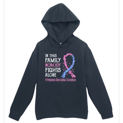 In This Family Nobody Fights Alone Hyperemesis Gravidarum Gift Urban Pullover Hoodie