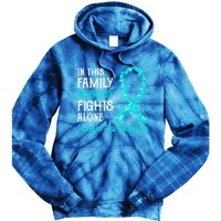 In This Family Nobody Fights Alone Ligma Gift Tie Dye Hoodie