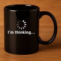 IM Thinking Fun Design 11oz C Handle Ceramic Mug
