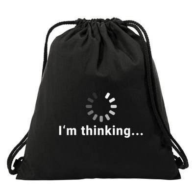 IM Thinking Fun Design Drawstring Bag