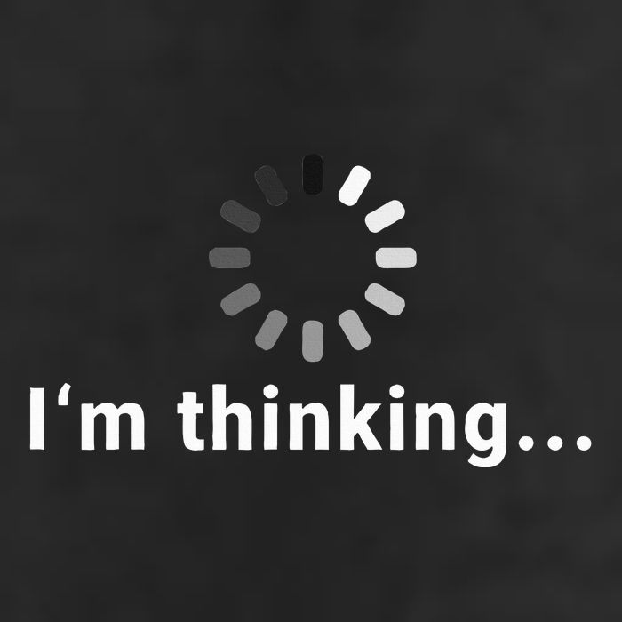 IM Thinking Fun Design Crop Fleece Hoodie