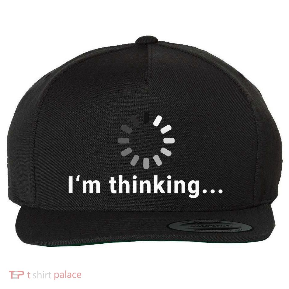IM Thinking Fun Design Wool Snapback Cap