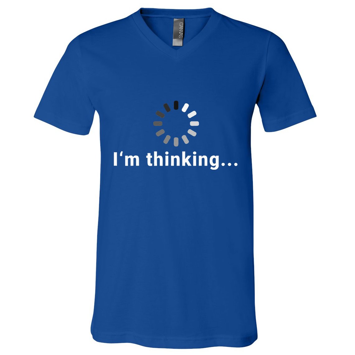 IM Thinking Fun Design V-Neck T-Shirt