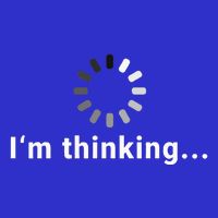 IM Thinking Fun Design V-Neck T-Shirt