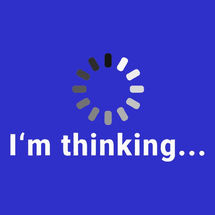 IM Thinking Fun Design V-Neck T-Shirt