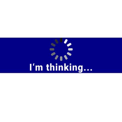 IM Thinking Fun Design Bumper Sticker