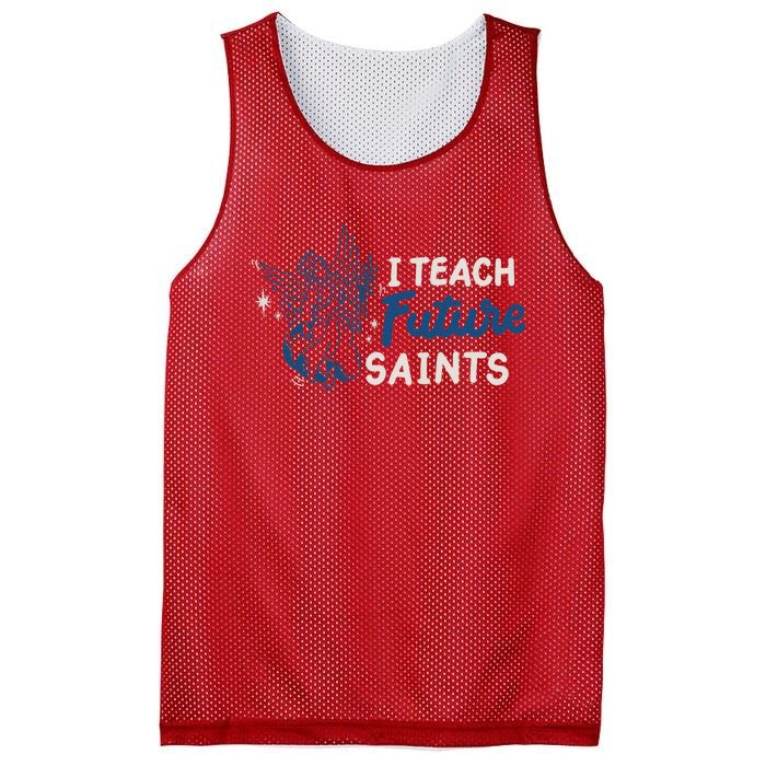 I Teach Future Saints Mesh Reversible Basketball Jersey Tank