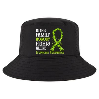 In This Family Nobody Fights Alone Lymphoma Great Gift Cool Comfort Performance Bucket Hat