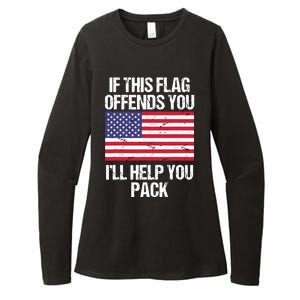 If This Flag Offends You I'll Help You Pack Womens CVC Long Sleeve Shirt