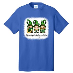 Instructional Technology Facilitator Gnomes St Patricks Day Gift Tall T-Shirt