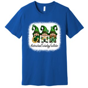 Instructional Technology Facilitator Gnomes St Patricks Day Gift Premium T-Shirt