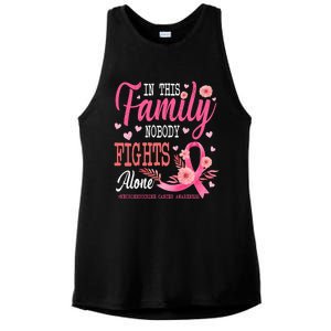 In This Family Nobody Fights Alone Neuroendocrine Cancer Cool Gift Ladies PosiCharge Tri-Blend Wicking Tank