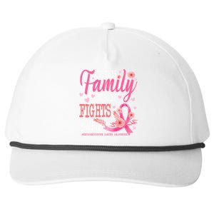 In This Family Nobody Fights Alone Neuroendocrine Cancer Cool Gift Snapback Five-Panel Rope Hat