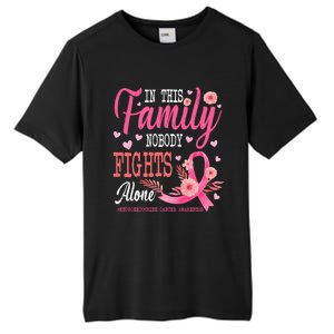 In This Family Nobody Fights Alone Neuroendocrine Cancer Cool Gift Tall Fusion ChromaSoft Performance T-Shirt