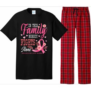 In This Family Nobody Fights Alone Neuroendocrine Cancer Cool Gift Pajama Set