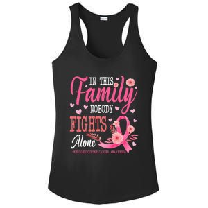 In This Family Nobody Fights Alone Neuroendocrine Cancer Cool Gift Ladies PosiCharge Competitor Racerback Tank