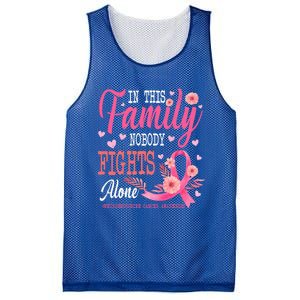 In This Family Nobody Fights Alone Neuroendocrine Cancer Cool Gift Mesh Reversible Basketball Jersey Tank