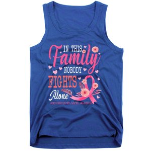 In This Family Nobody Fights Alone Neuroendocrine Cancer Cool Gift Tank Top