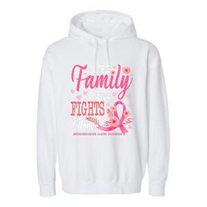 In This Family Nobody Fights Alone Neuroendocrine Cancer Cool Gift Garment-Dyed Fleece Hoodie