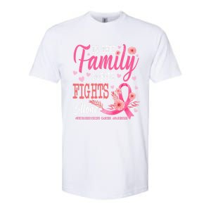 In This Family Nobody Fights Alone Neuroendocrine Cancer Cool Gift Softstyle CVC T-Shirt