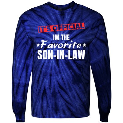 Im The Favorite Son In Law Funny Tie-Dye Long Sleeve Shirt