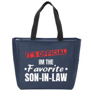 Im The Favorite Son In Law Funny Zip Tote Bag