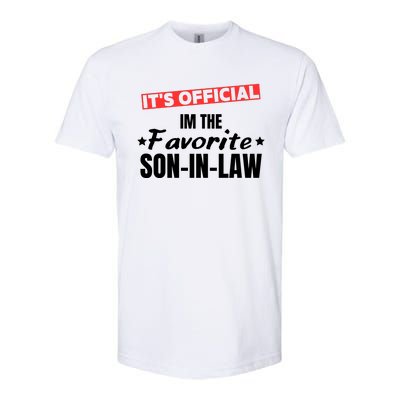 Im The Favorite Son In Law Funny Softstyle CVC T-Shirt