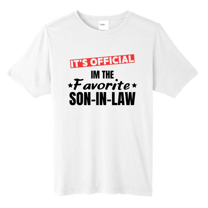 Im The Favorite Son In Law Funny Tall Fusion ChromaSoft Performance T-Shirt