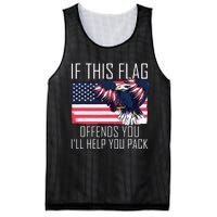 If This Flag Offends You ILl Help You Pack Mesh Reversible Basketball Jersey Tank