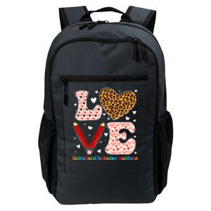 Instructional Technology Facilitator Leopard Valentines Day Meaningful Gift Daily Commute Backpack