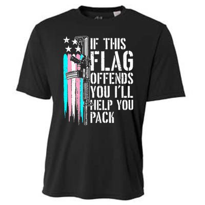 If This Flag Offends You ILl Help You Pack Cooling Performance Crew T-Shirt