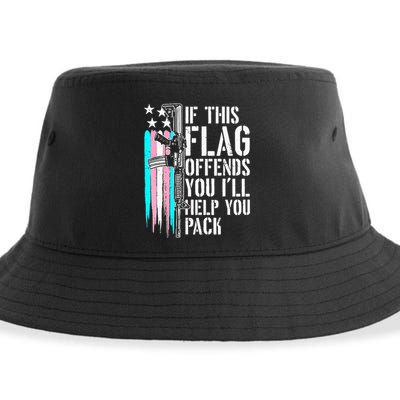If This Flag Offends You ILl Help You Pack Sustainable Bucket Hat