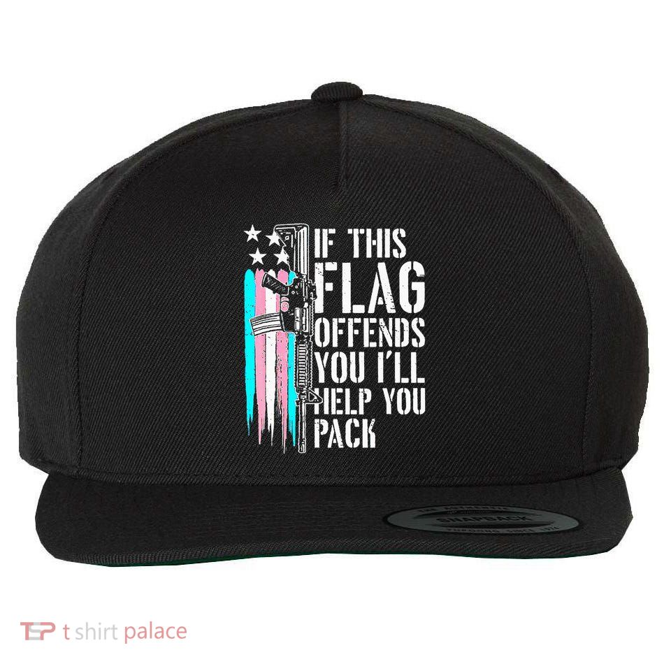 If This Flag Offends You ILl Help You Pack Wool Snapback Cap