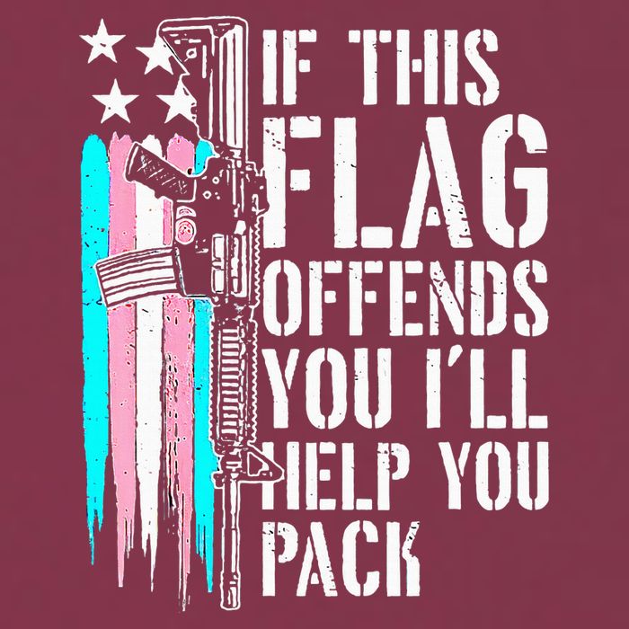 If This Flag Offends You ILl Help You Pack 16oz Travel Tumbler