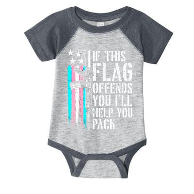 If This Flag Offends You ILl Help You Pack Infant Baby Jersey Bodysuit