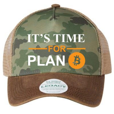 It's Time For Plan B Bitcoin Legacy Tie Dye Trucker Hat