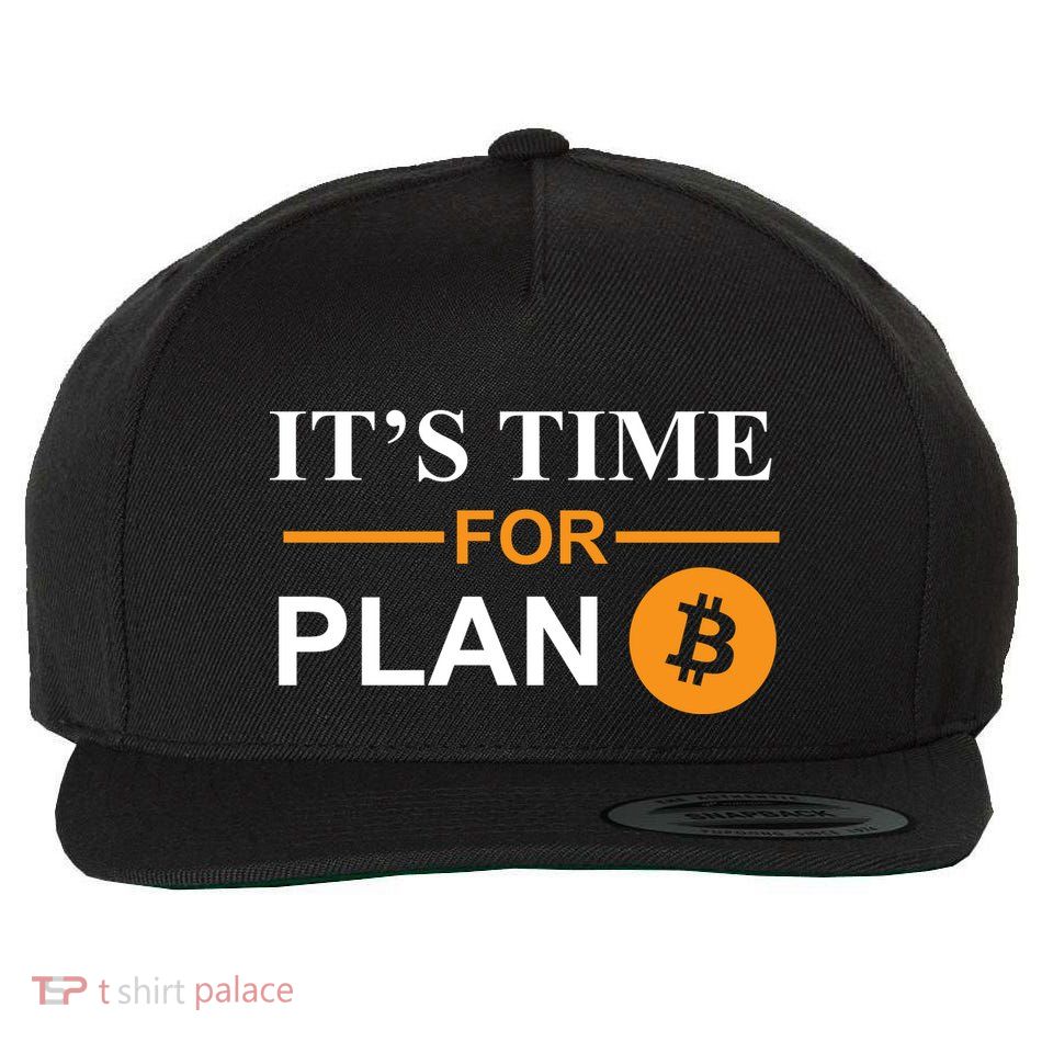 It's Time For Plan B Bitcoin Wool Snapback Cap