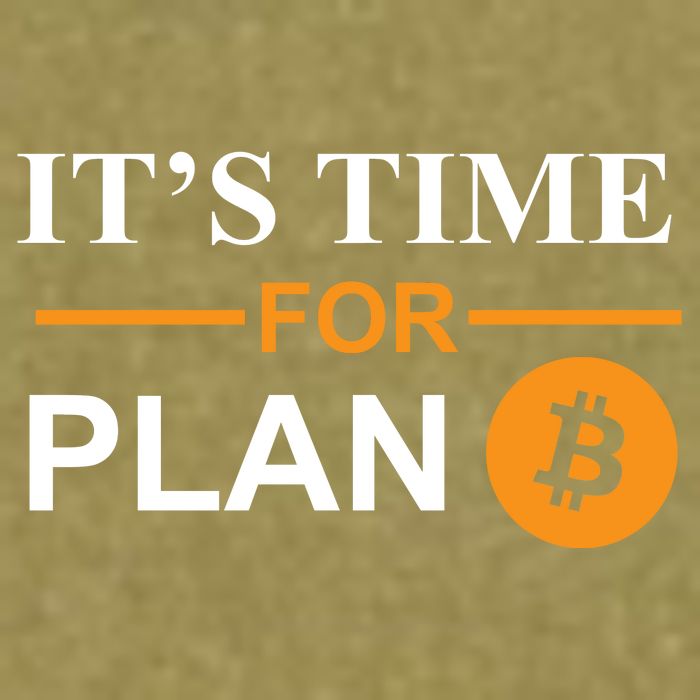 It's Time For Plan B Bitcoin Garment-Dyed Women's Muscle Tee