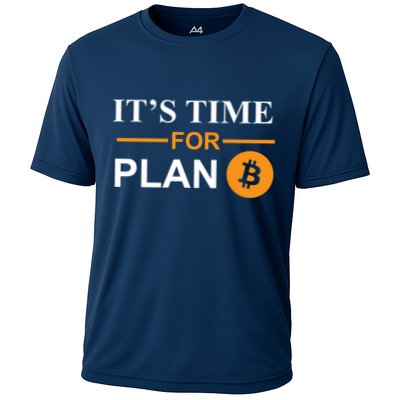 It's Time For Plan B Bitcoin Cooling Performance Crew T-Shirt